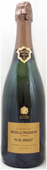 送料無料】2007年 ボランジェ RD ボランジェ社BOLLINGER RD BOLLINGER