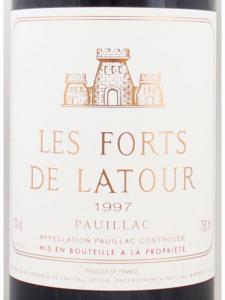 送料無料】1997年 レ フォール ド ラトゥール LES FORTS DE LATOUR
