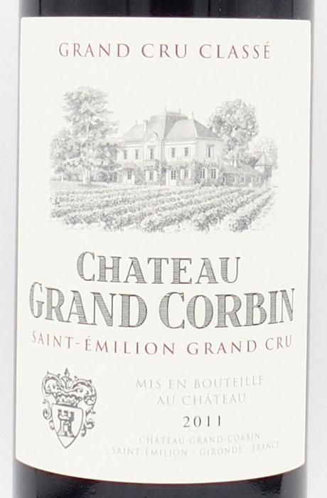 2011年 シャトー グラン コルバン CHATEAU GRAND CORBIN
